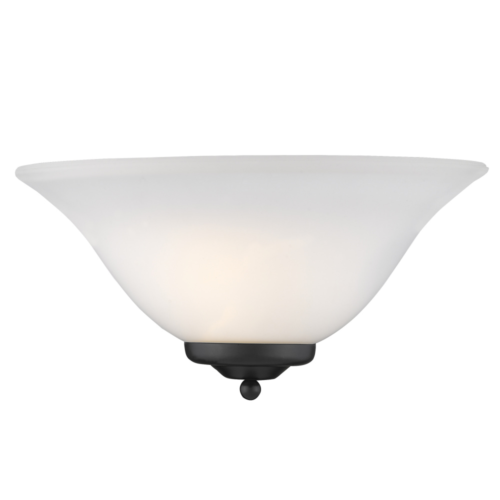 Wry Lighting Bella 1-light Wall Sconce in Matte Black